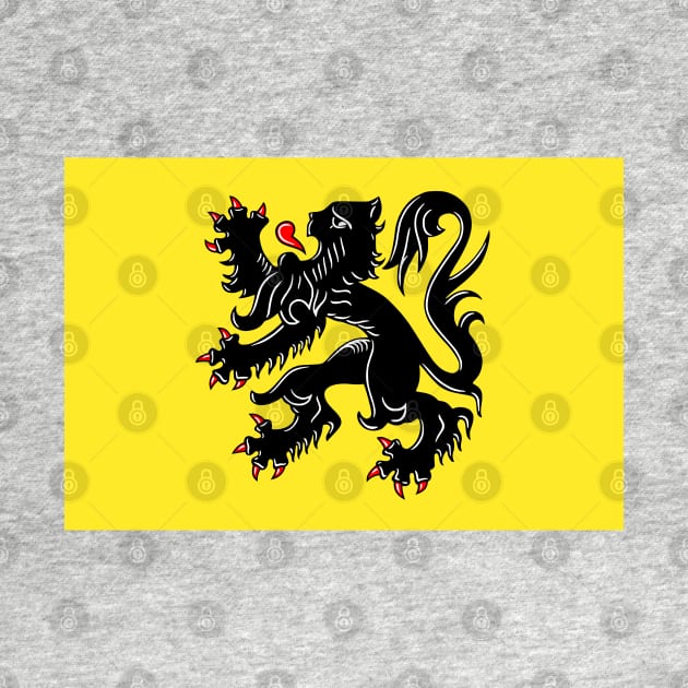 Flag of Flanders (the Flemish Community and the Flemish Region) (Belgium) by Ziggy's